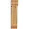 Ekena Millwork Traditional Traditional Rough Sawn Bracket w/ Offset Brace, Western Red Cedar, 8"W x 26"D x 34"H BKT0806X26X34TRA01RWR - alternate 3